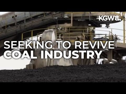 Trump signs executive orders aimed at boosting coal industry