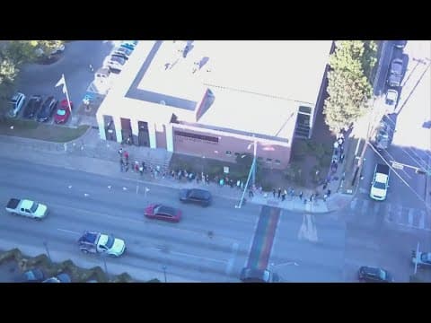 Issues with early voting appear to be resolved after long lines on first day in Dallas County