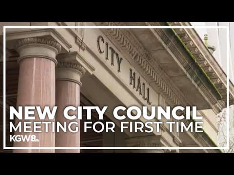 Portland's new city council to meet for first time