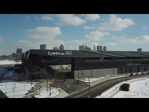 Drone footage of Lower.com Field, home of the Columbus Crew