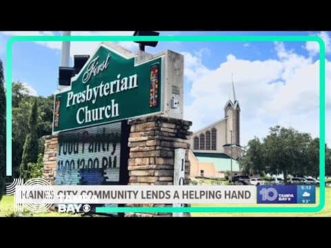 Haines City community park hosts drive-thru food pantry