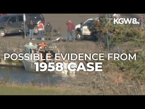 Crews recover part of submerged car believed to belong to the missing Martin family