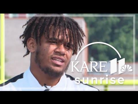 Minneapolis North football player comes back to the field after recovering from shooting