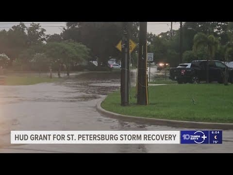 St. Pete getting millions to recover from Hurricanes Idalia and Helene