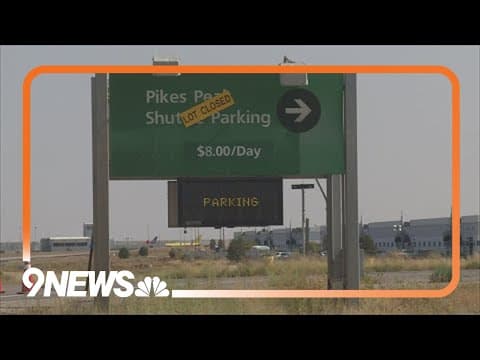 Portion of DIA parking lot to close for repairs