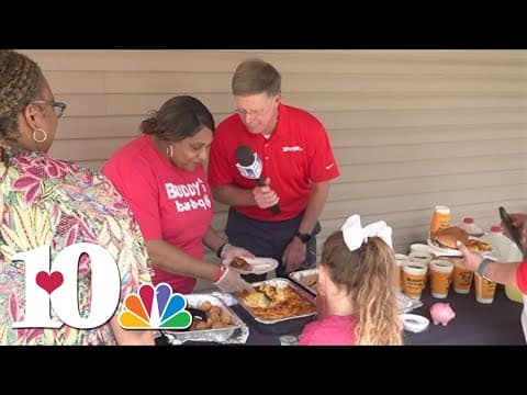 Buddy's Backyard BBQ serves up some food on a beautiful day