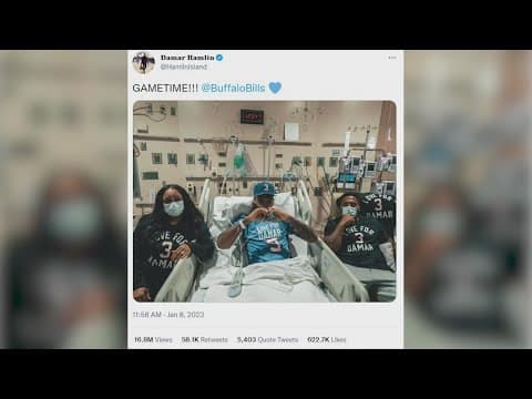 Damar Hamlin released from Cincinnati hospital a week after going into cardiac arrest during game