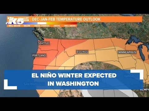 NOAA winter forecast 2023-24: El Nino expected in Washington