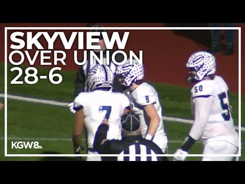 Skyview clinches playoff spot with win over Union | Friday Night Football