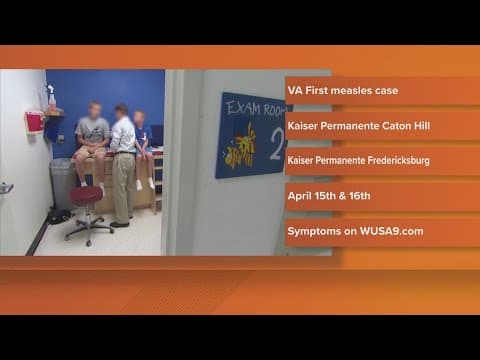 Virginia reports first measles case of the year