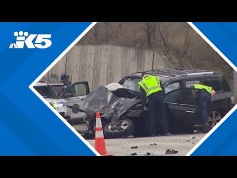 Washington couple survives I-5 crash when SUV falls from overpass