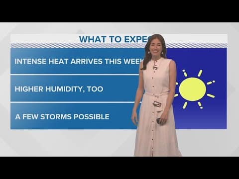 Heat intensifies this week