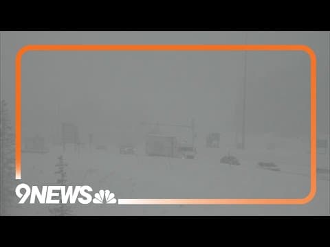 Snowstorm makes for mountain traffic mess on busy holiday weekend