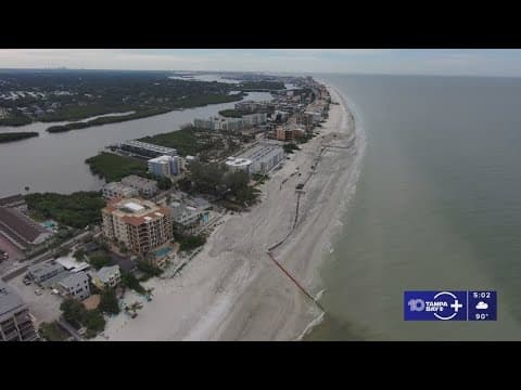Officials continue restoration efforts on Pinellas County beaches