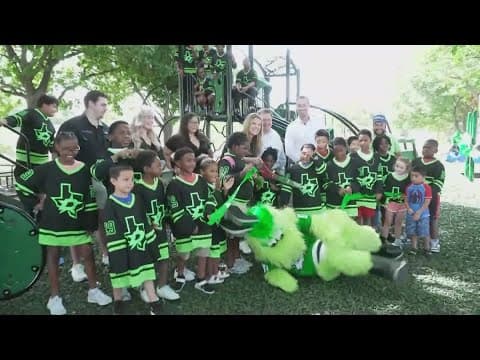 Dallas Stars Foundation, Energy Transfer opens new playground in North Texas
