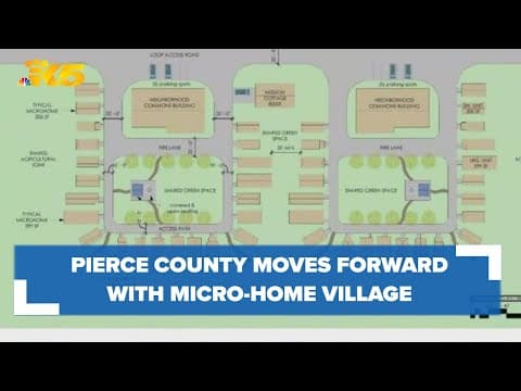 Pierce County moves forward with plans for micro-home village