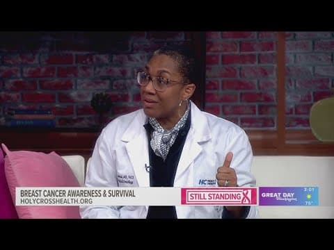 Dr. Leonard from Holy Cross Hospital discusses how to reduce the risk of breast cancer