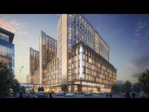 Checking out the progress at IU Health's new downtown Indianapolis hospital