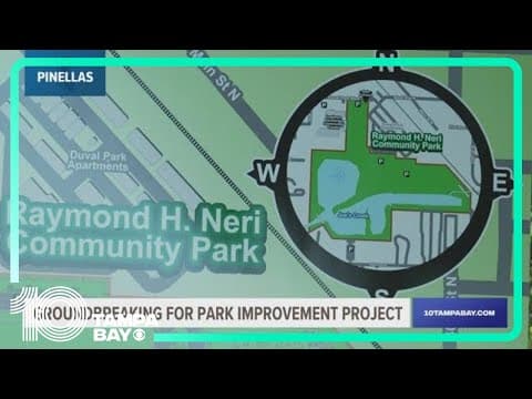 Groundbreaking underway for park improvement project in Pinellas County
