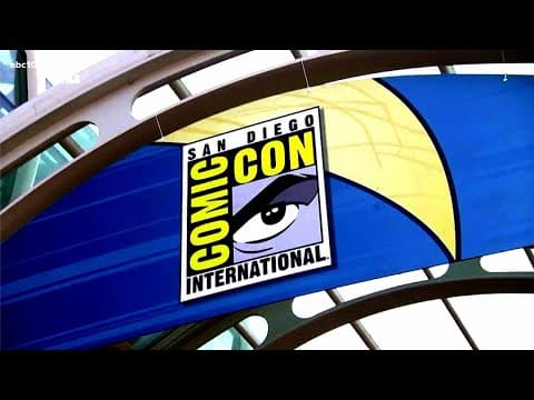 Chopper 8 above San Diego Comic-Con Day 1 as attendees take over downtown