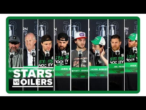 Stars vs. Oilers | Dallas Stars press conference before Western Conference Final Game 1 5.22.24