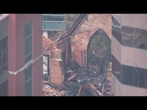 First Baptist Dallas church vows to rebuild after devasting fire