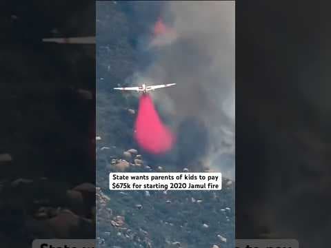 California wants parents of two kids to pay $675K for starting the 2020 100-acre fire in Jamul