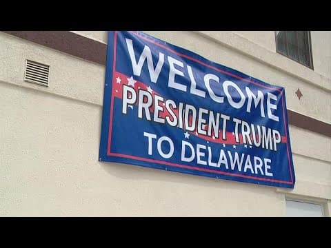 Supporters travel across country for Trump rally in Delaware County