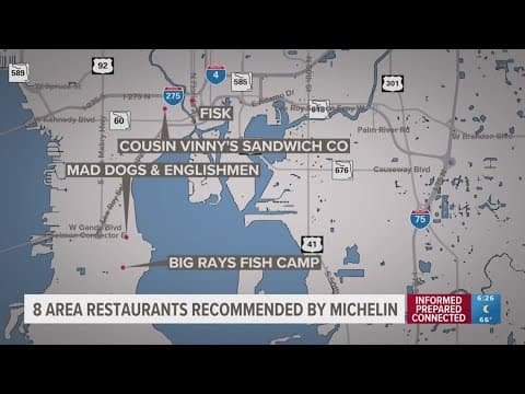8 Tampa Bay area restaurants recommended by Michelin