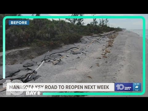 Manasota Key Road to reopen next week after Hurricane Idalia