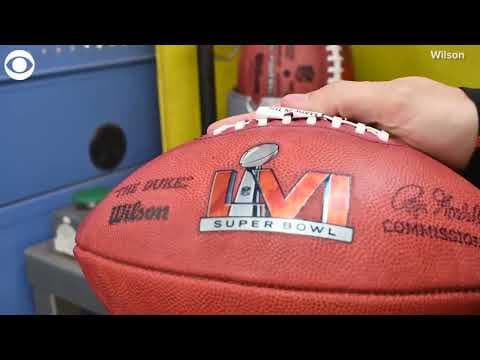 MADE IN OHIO: Behind the scenes look at the making of Super Bowl LVI footballs