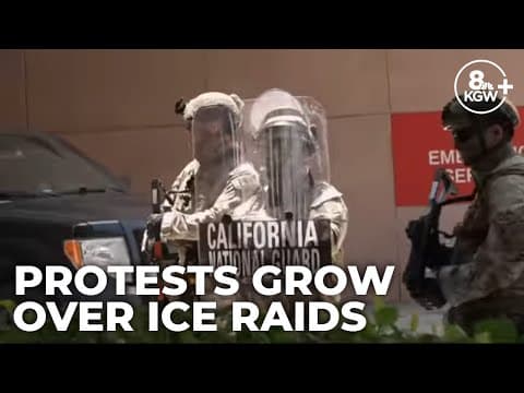 Protests grow over federal immigration raids