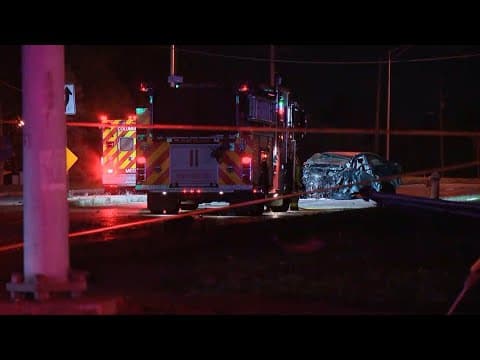 1 dead, 1 critical after car crash near Dublin