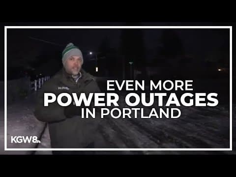 Tens of thousands without power in Portland metro area Friday