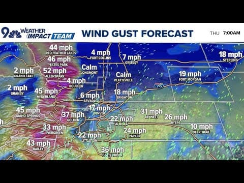 Denver Weather | Windy Thursday with elevated fire danger