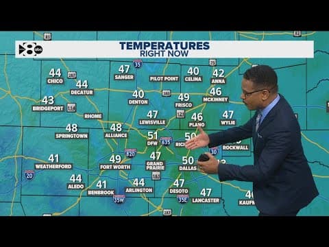 DFW Weather: Nice weather to end the week. Cool to chilly mornings followed by pleasant afternoons