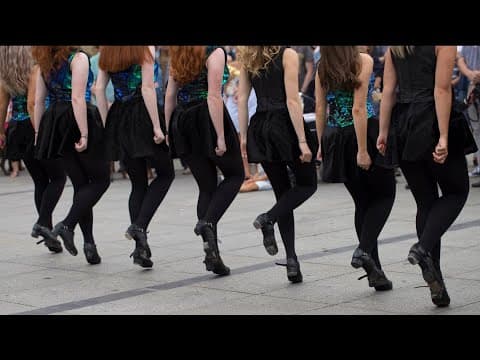 Foley Academy of Irish Dance perform for St. Patrick's Day