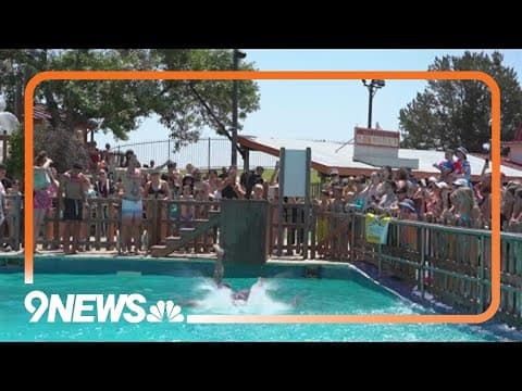 Water World hosts belly flop competition