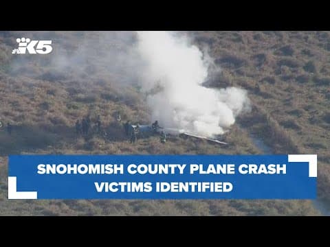 Snohomish County plane crash victims identified