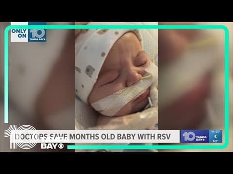 Months-old Seffner baby fights severe case of RSV in hospital as case numbers rise