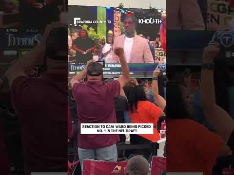 Cam Ward drafted No. 1: This was reaction at a Brazoria Co. watch party