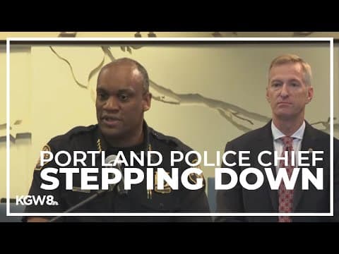 Portland Police Chief Chuck Lovell stepping down