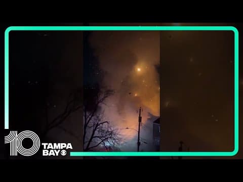 #explosion at Arlington home triggered after suspect fires flare gun #shorts