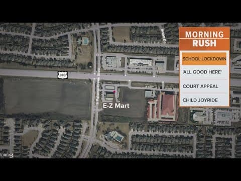 North Texas school put on lockdown after an incident in a nearby school