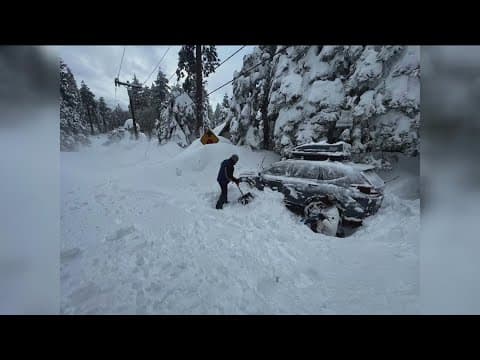 San Diegans stuck in Lake Arrowhead after massive snow storm finally return home