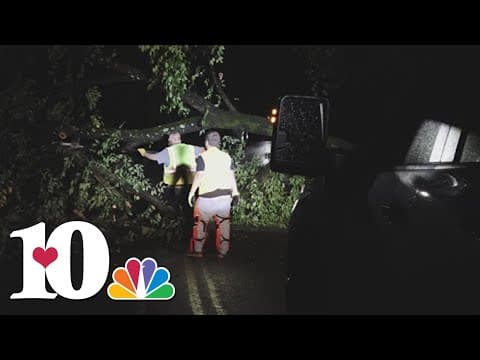 Crews working to remove downed trees across East Tennessee