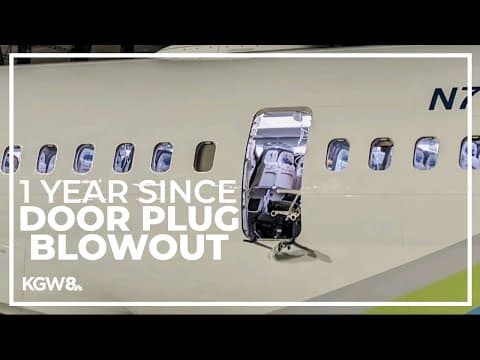 FAA calls for Boeing 'culture shift' 1 year after Alaska Airlines door plug incident