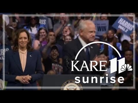 Tim Walz joins Kamala Harris in battleground states