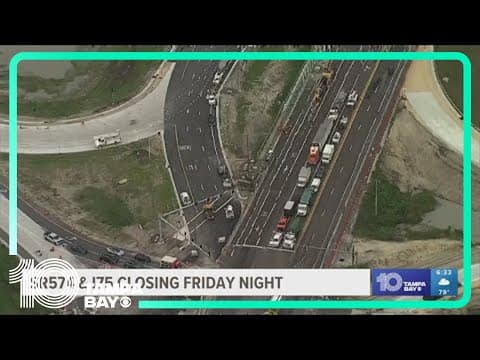 State Route 574 and I-75 are closing tonight