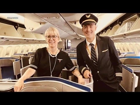 A DC pilot and his flight attendant mother get to work together this holiday